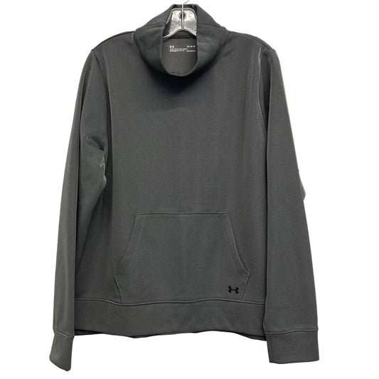 Athletic Top Ls Collar By Under Armour In Grey, Size:L