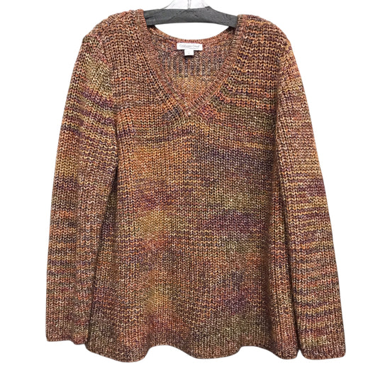 Sweater By Coldwater Creek In Orange, Size:1X