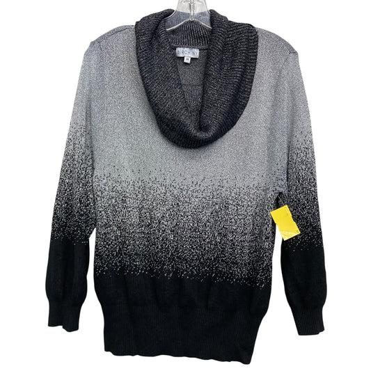 Sweater By Birch NY In Black & Silver, Size:2X