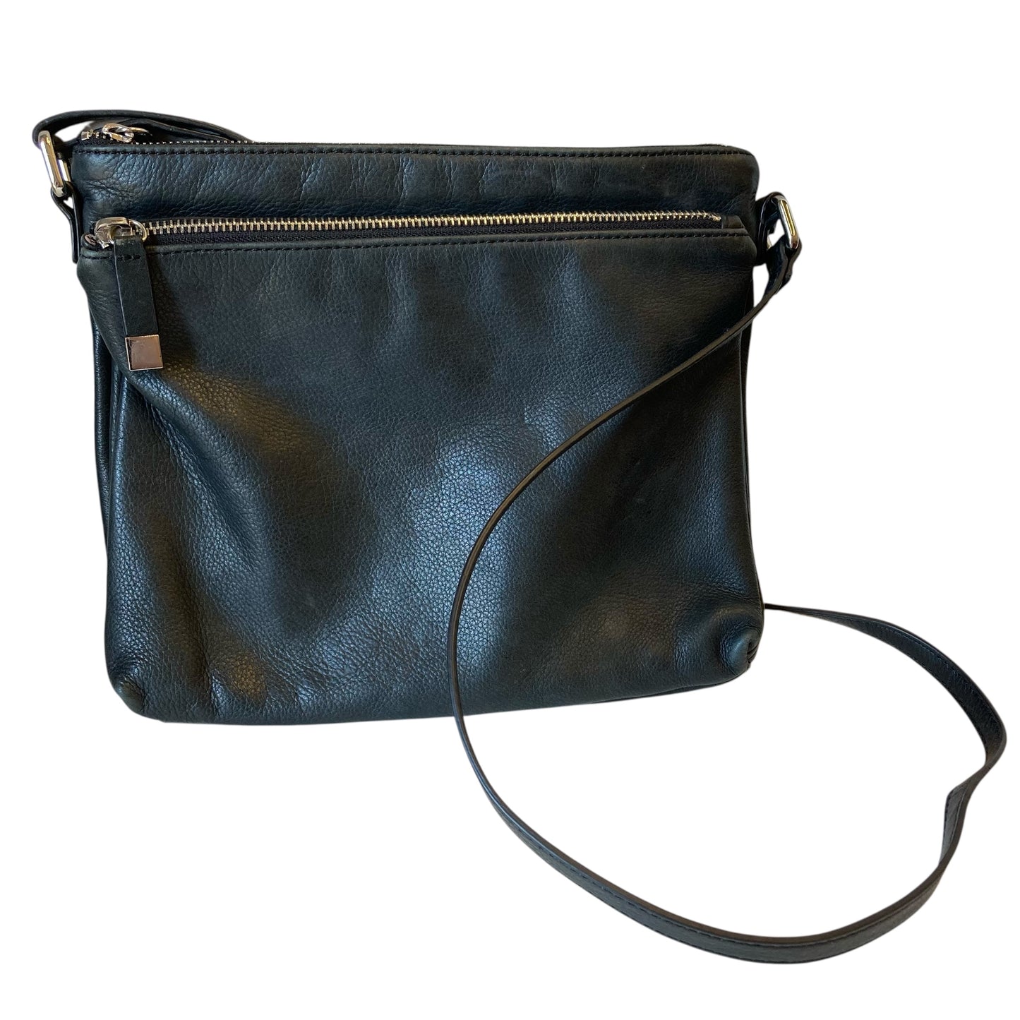 Handbag Leather By Margot In Black, Size:Medium