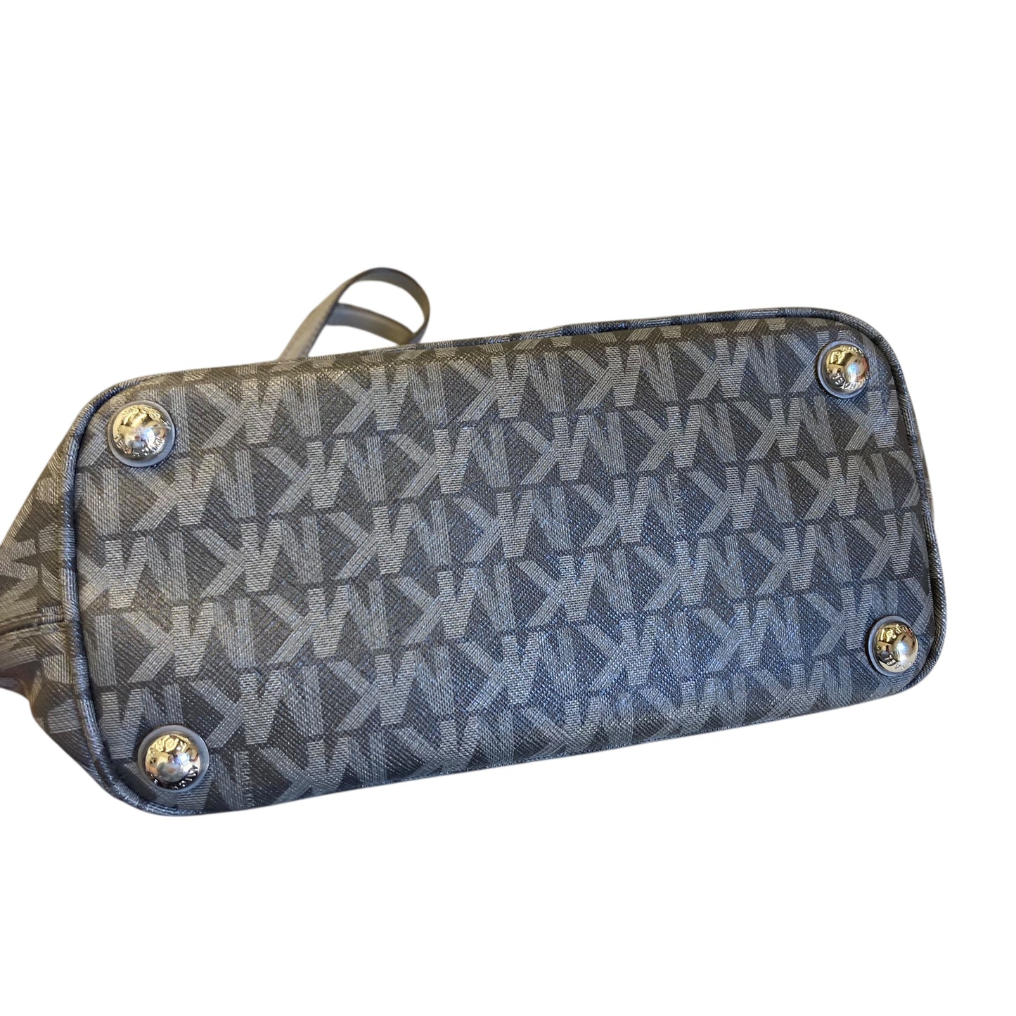 Handbag Designer By Michael Kors In Grey, Size:Medium