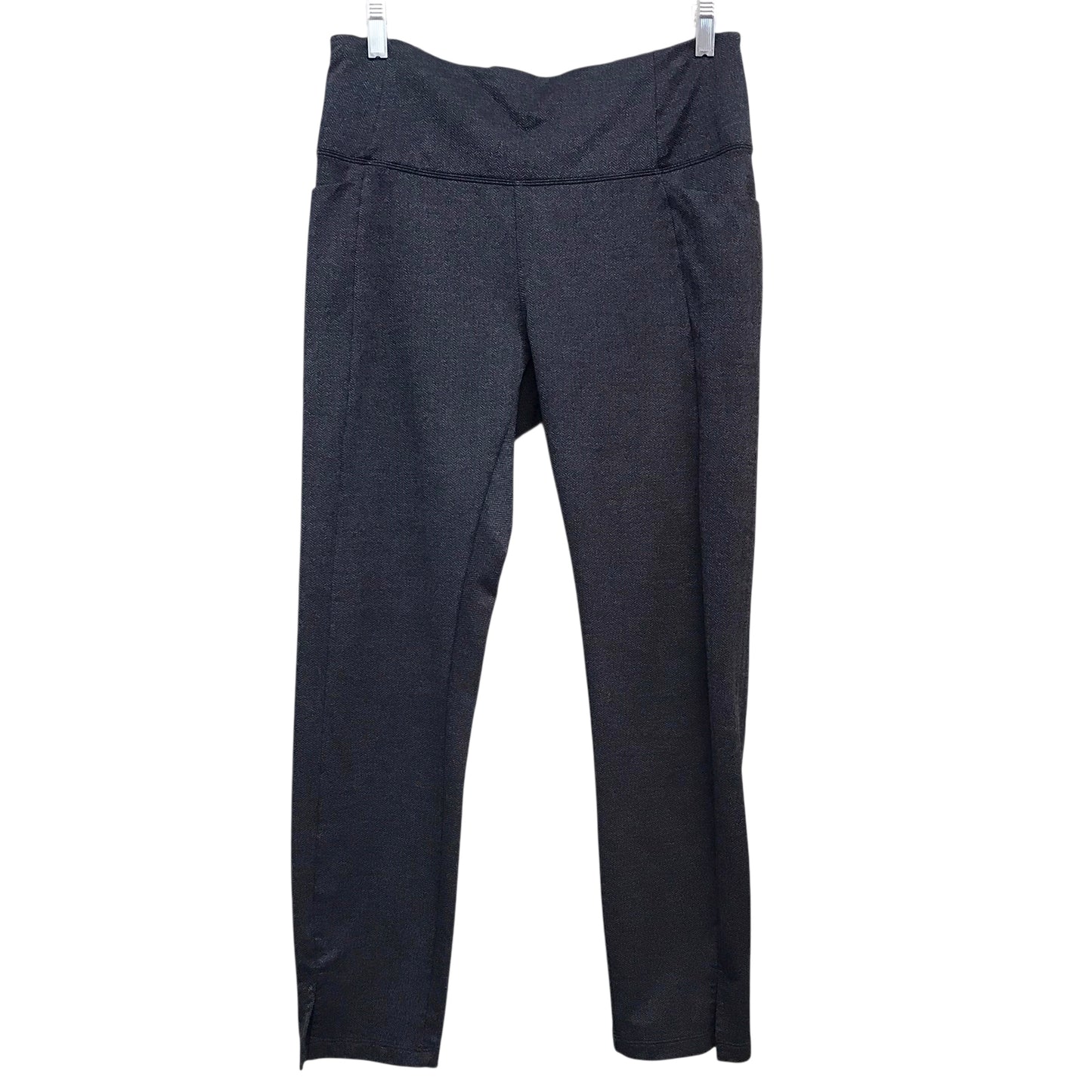 Athletic Leggings By Athleta In Black & Blue, Size:M