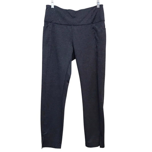Athletic Leggings By Athleta In Black & Blue, Size:M