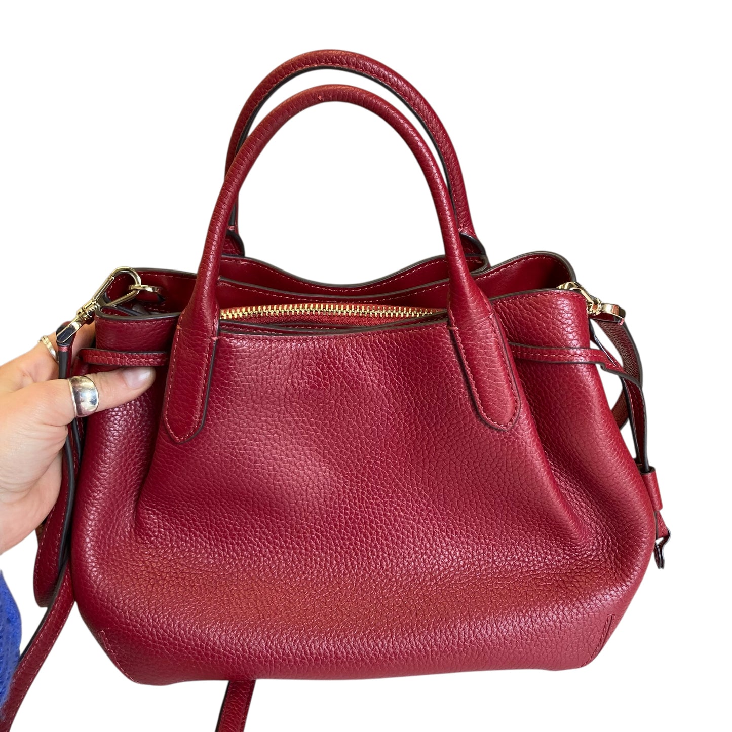 Handbag Designer By Kate Spade In Red, Size:Medium