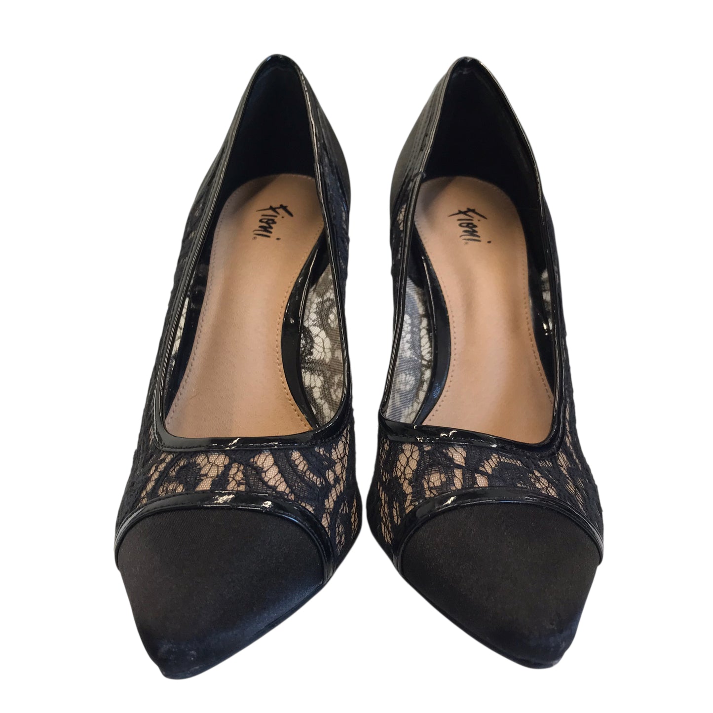 Shoes Heels Stiletto By Fioni In Black, Size:7