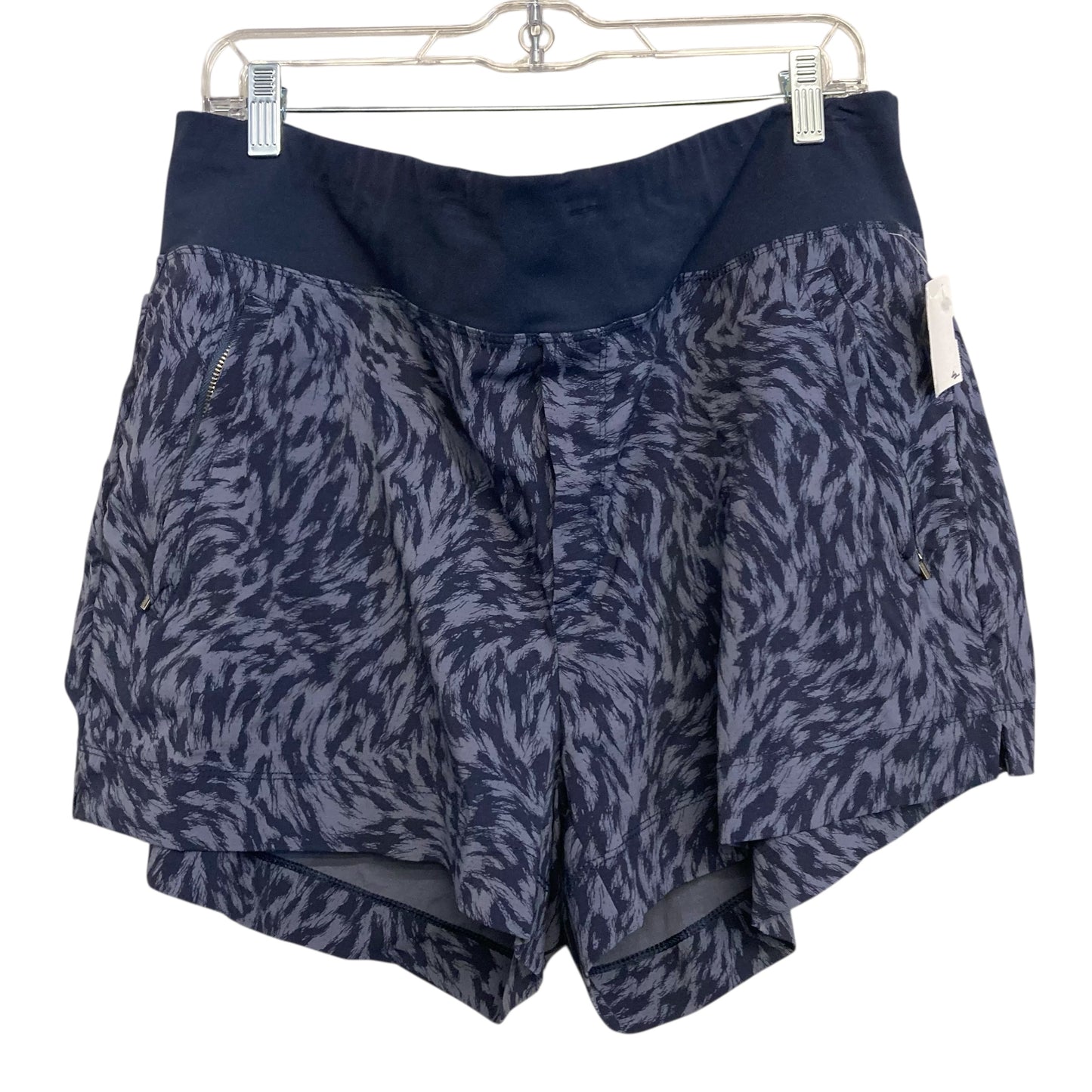 Athletic Shorts By Athleta In Blue, Size:1X