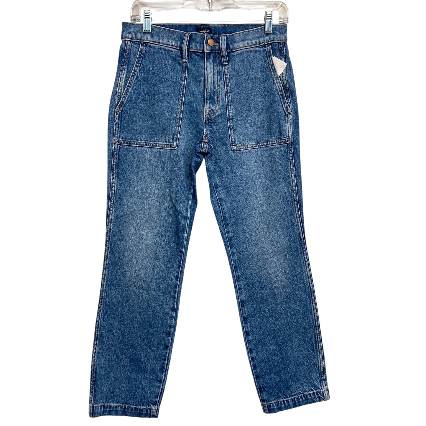 Jeans Cropped By J. Crew In Blue Denim, Size:2