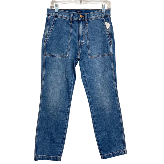 Jeans Cropped By J. Crew In Blue Denim, Size:2