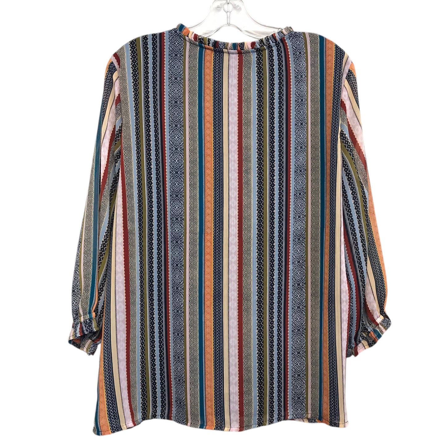 Top 3/4 Sleeve By Christopher And Banks In Multi, Size:L