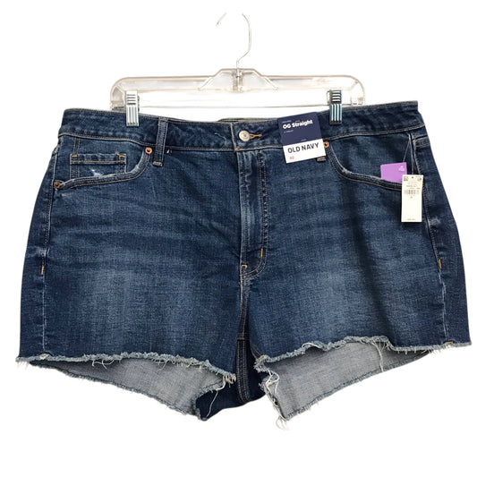 Shorts By Old Navy In Blue Denim, Size:20