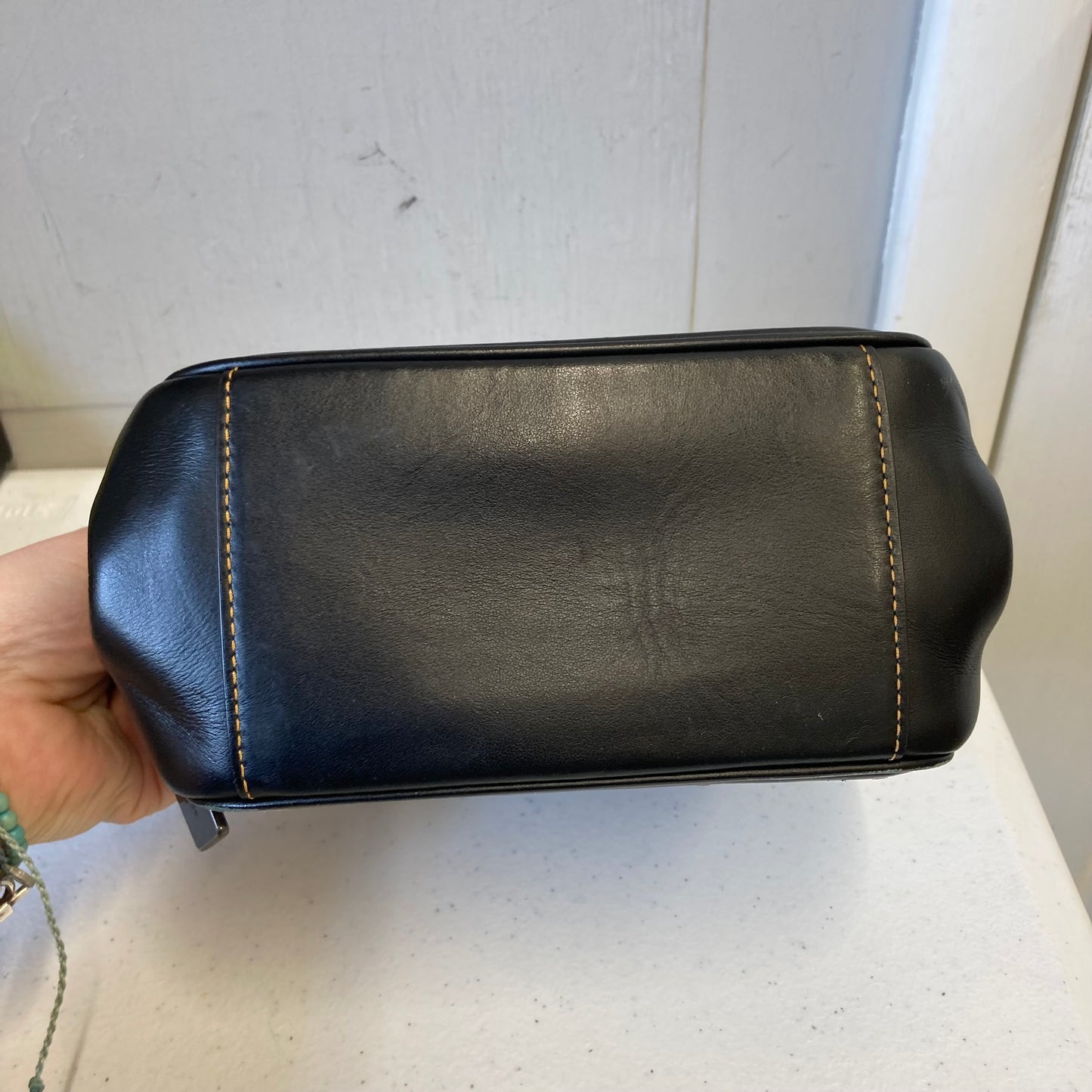 Handbag Designer By Coach In Black, Size:Small