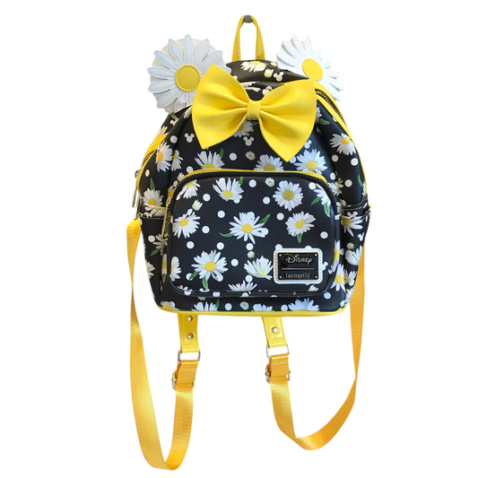Backpack By Loungefly In Black & White, Size:Medium