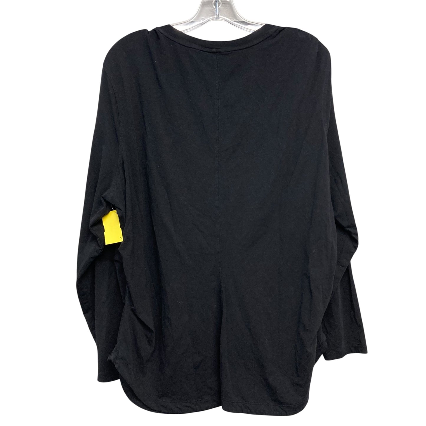 Athletic Top Ls Crewneck By Athleta In Black, Size:2X