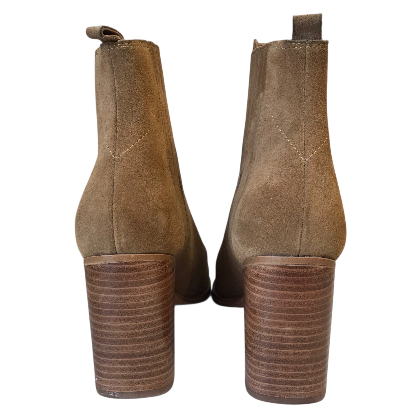 Boots Ankle Heels By Marc Fisher In Brown, Size:9.5