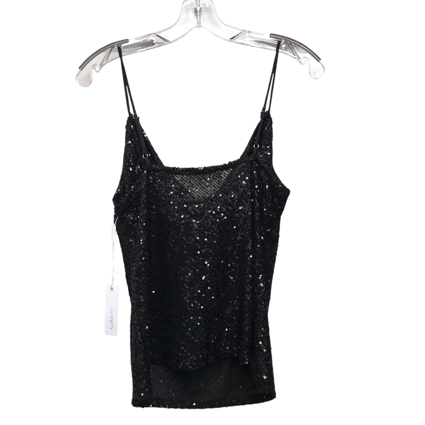 Top Sleeveless By SIX/FIFTY In Black, Size:S