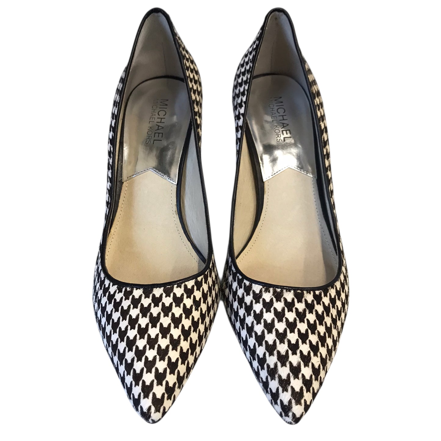 Shoes Designer By Michael Kors In Black & White, Size:9