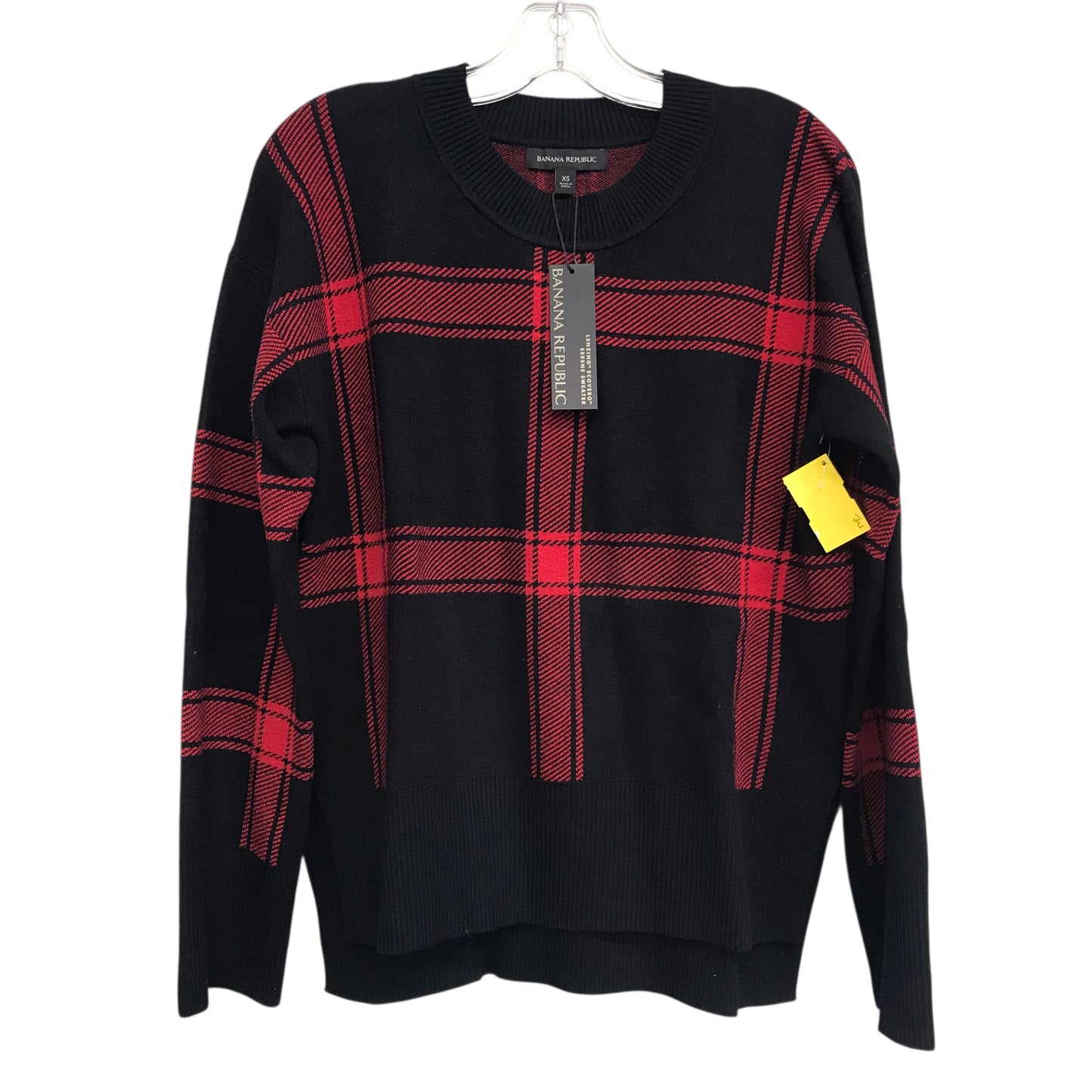 Sweater By Banana Republic In Black & Red, Size:Xs
