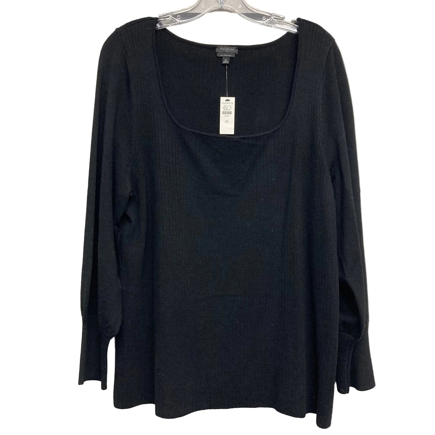 Sweater By Talbots In Black, Size:2X