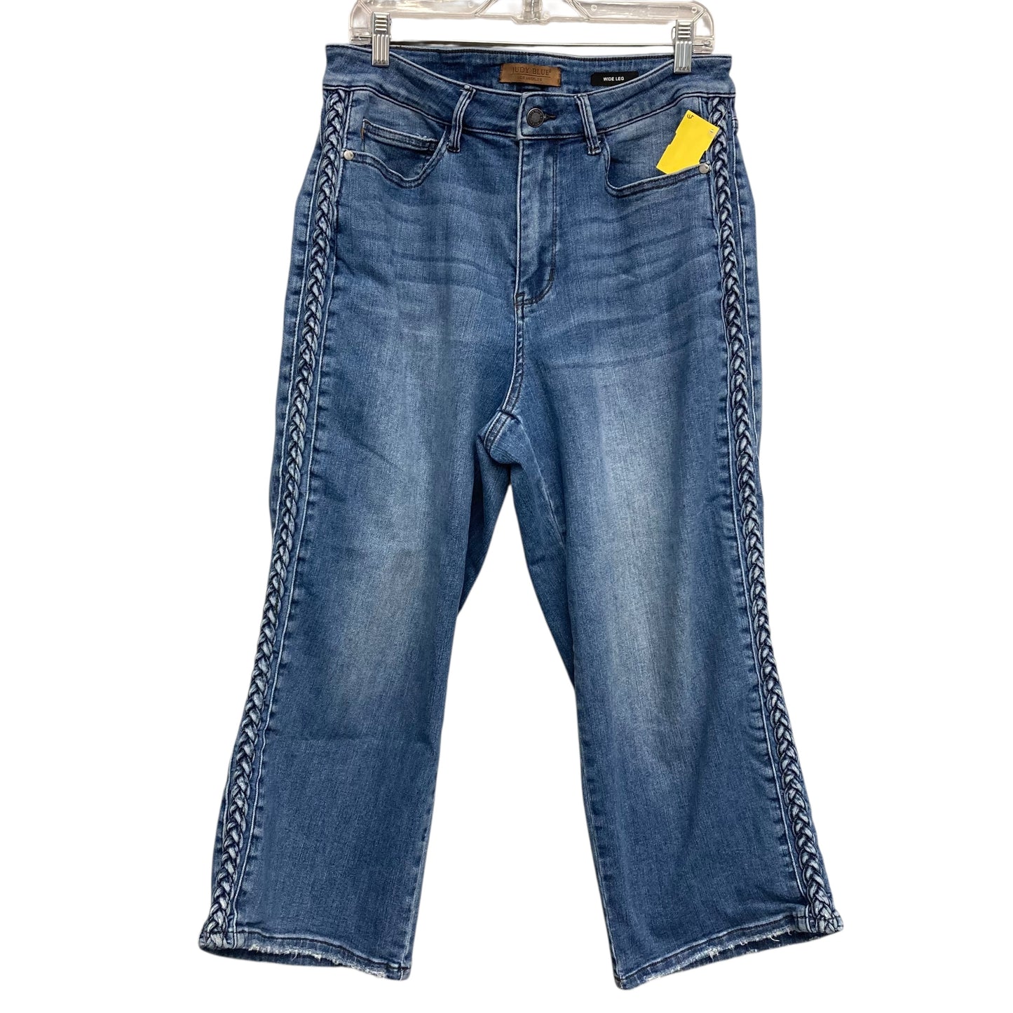 Jeans Wide Leg By Judy Blue In Blue Denim, Size:16