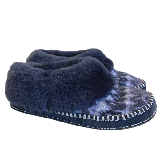 Slippers Designer By Ugg In Blue, Size:9