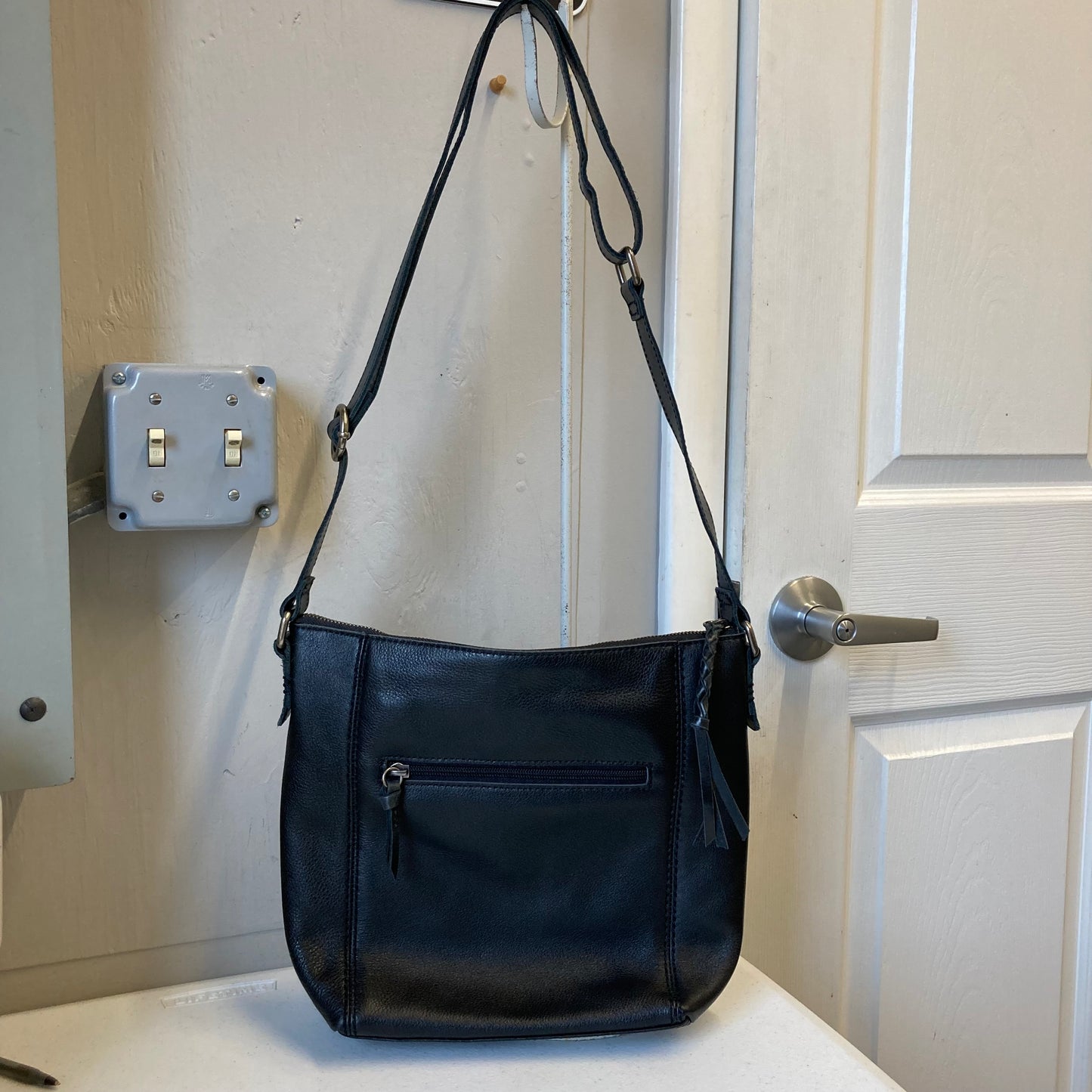 Crossbody Leather By The Sak In Black, Size:Medium