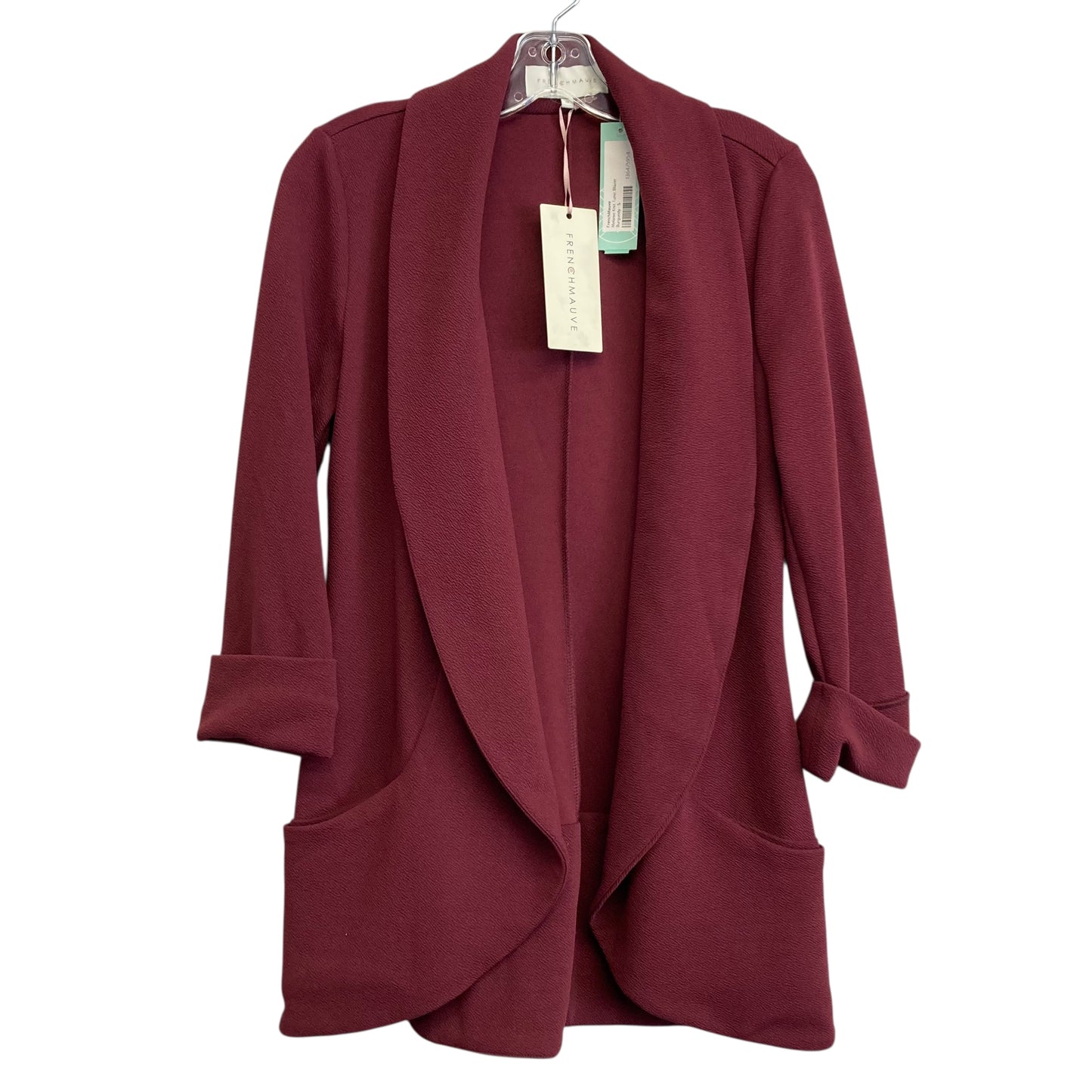 Blazer By French Mauve In Maroon, Size:S