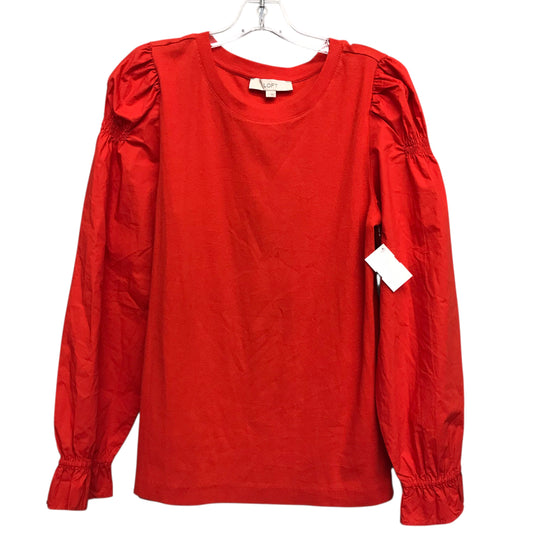 Top Ls By Loft In Red, Size:L