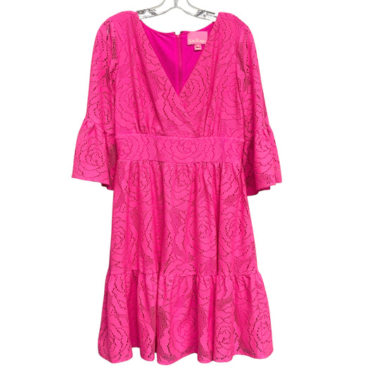 Dress Designer By Lilly Pulitzer In Pink, Size:M