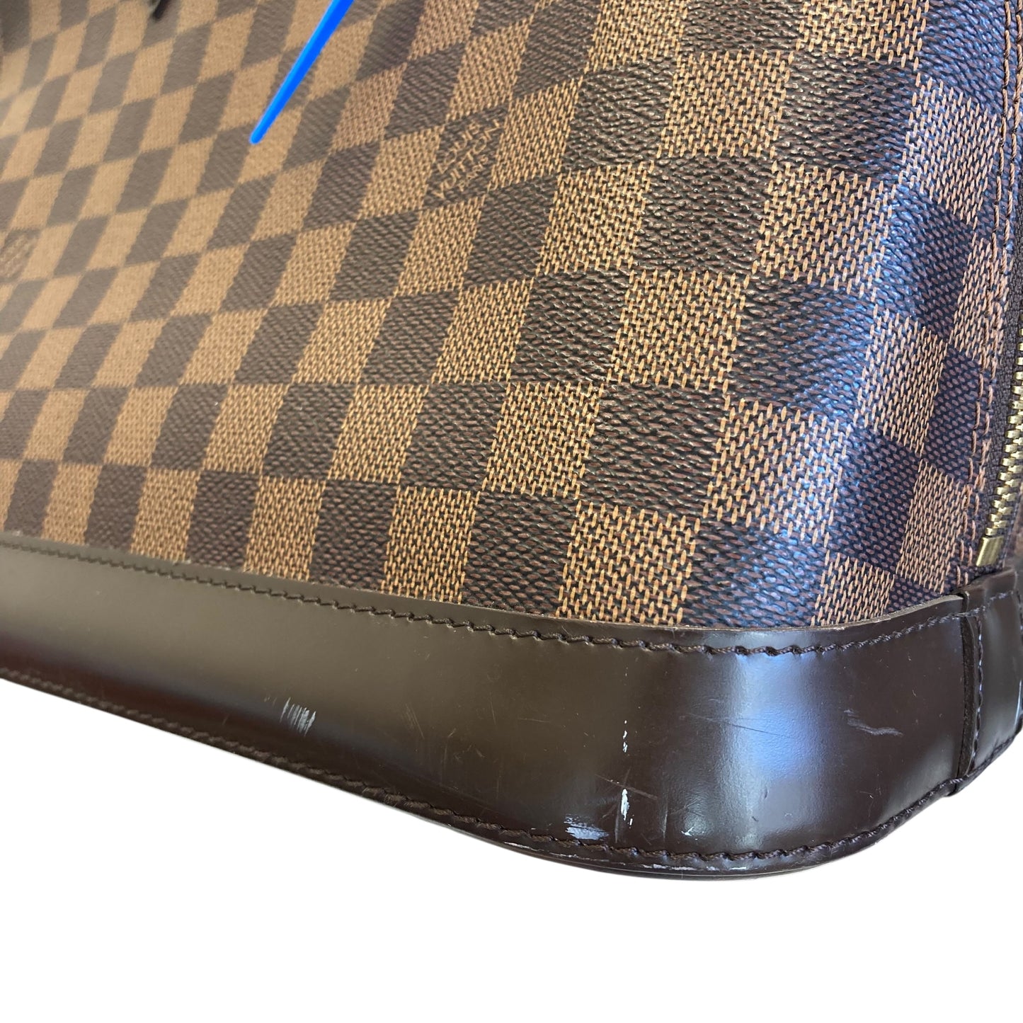 Handbag Luxury Designer By Louis Vuitton In Brown, Size:Medium