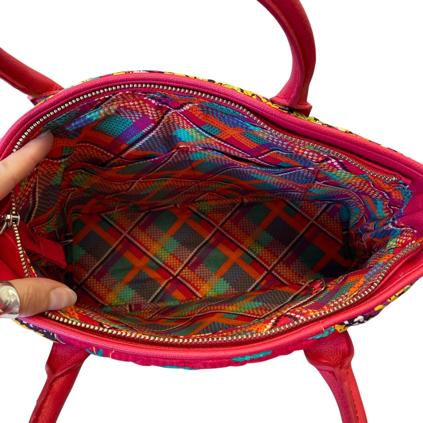 Handbag By Vera Bradley In Paisley Print, Size:Large