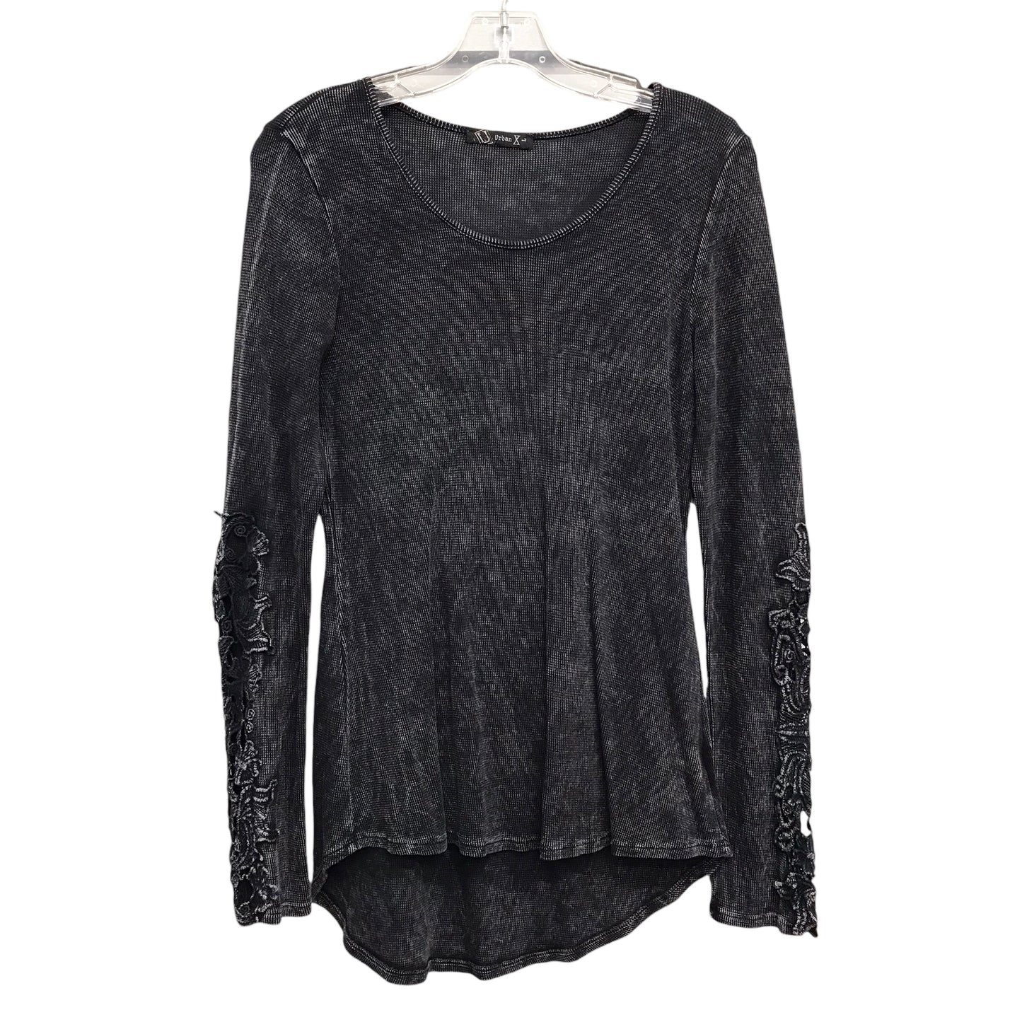 TOP LS By URBAN X In GREY, Size:L