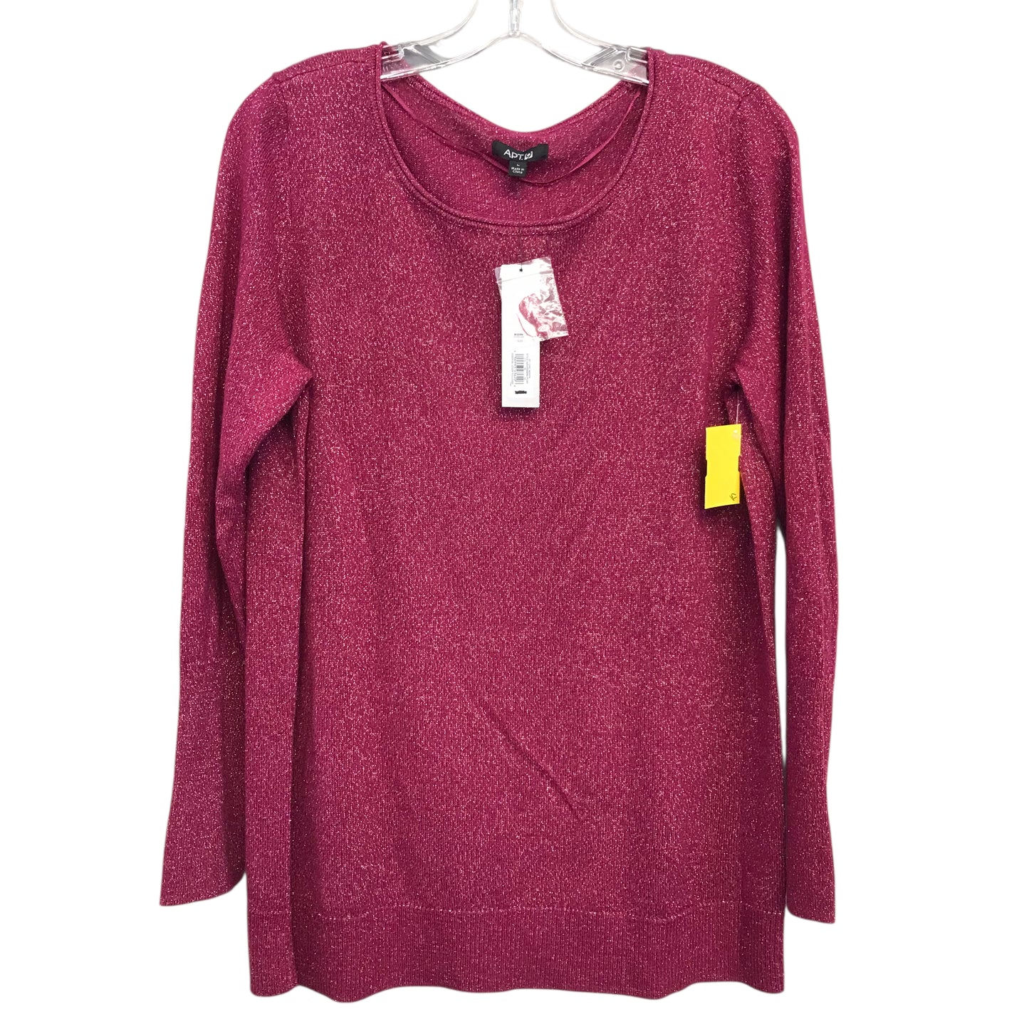 Sweater By Apt 9 In Pink, Size:L