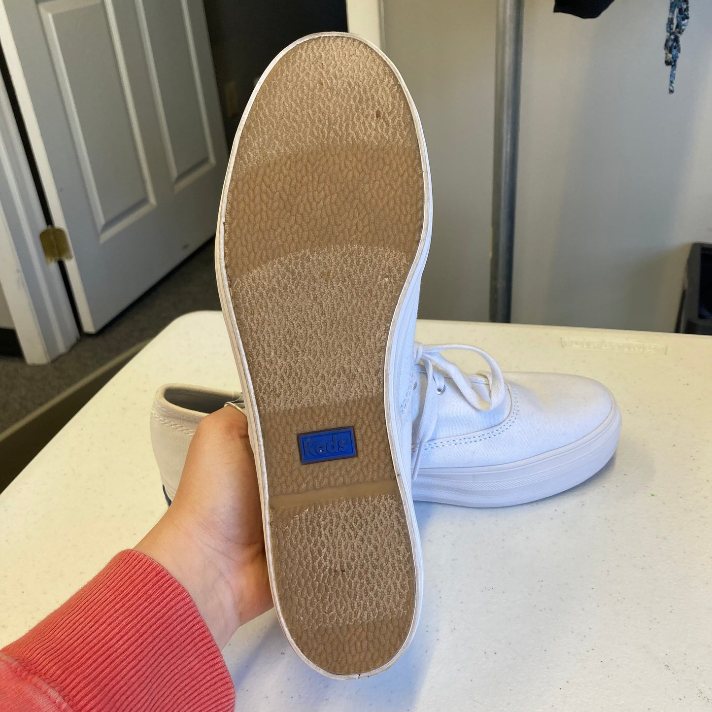 Shoes Sneakers By Keds In White, Size:9