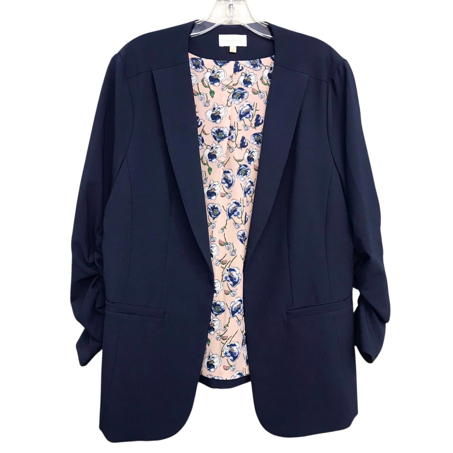 Blazer By Skies Are Blue In Navy, Size:1X