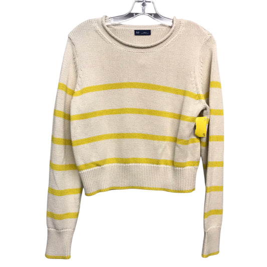 Sweater By Gap In Cream & Yellow, Size:S