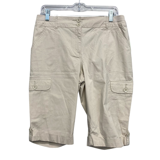 Shorts By Chicos In Tan, Size:6