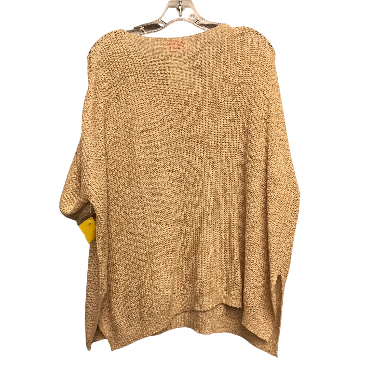 Sweater Ss By Pink Lily In Tan, Size:L