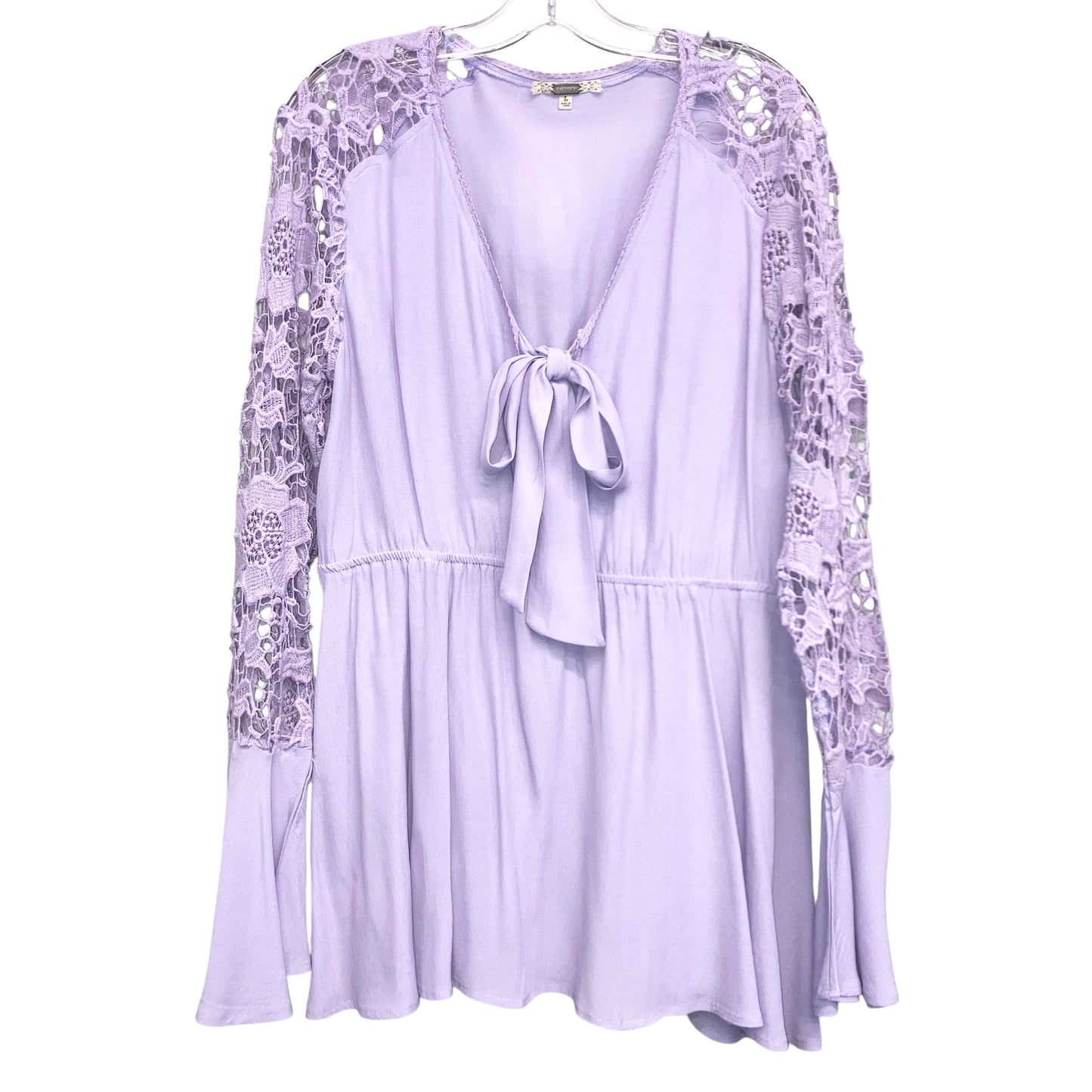 Top Ls By Gimmicks In Purple, Size:L