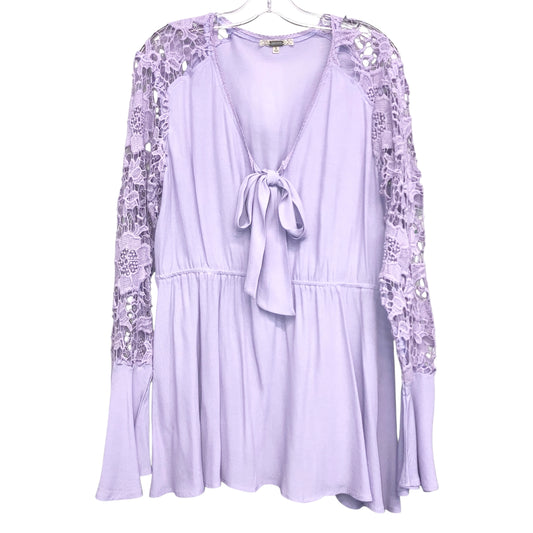 Top Ls By Gimmicks In Purple, Size:L