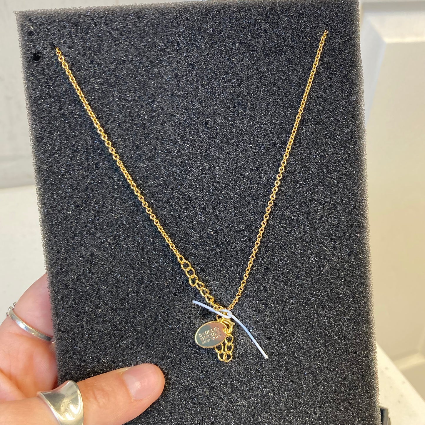 Necklace Charm By Badgley Mischka In Gold