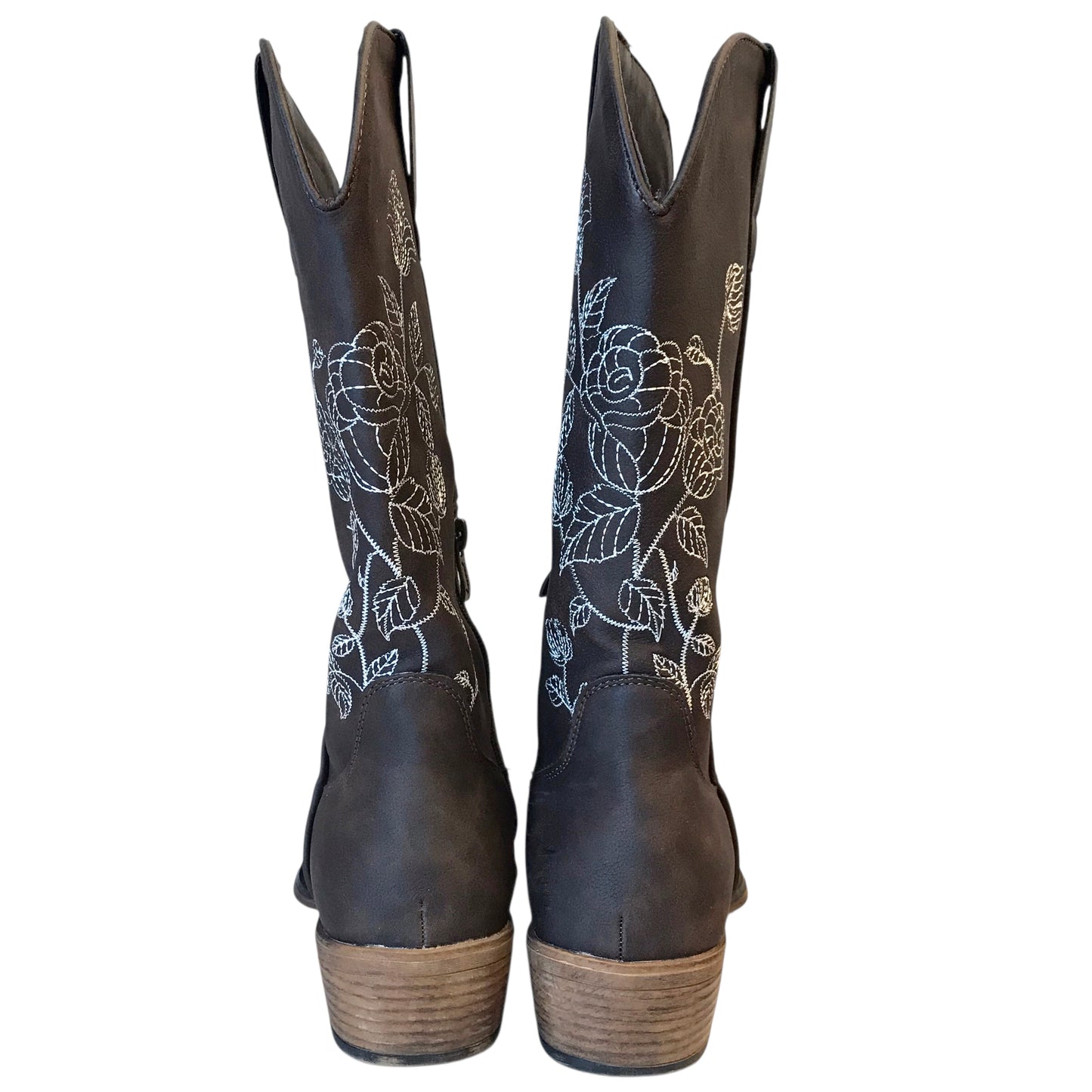 Boots Western By Jeossy Milan In Bronze, Size:8