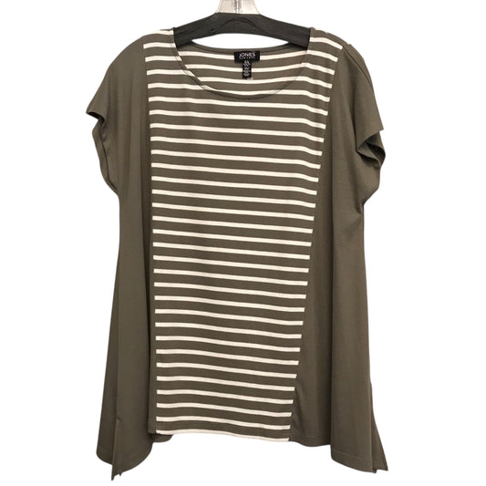 Top Ss By Jones New York In Green & White, Size:Xl