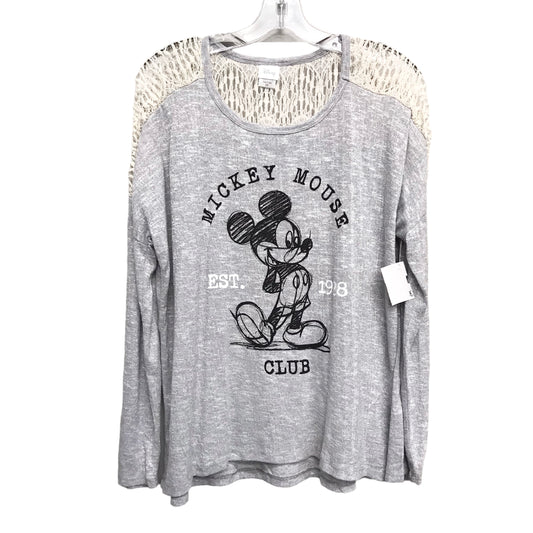 Top Ls By Disney Store In Grey, Size:2X