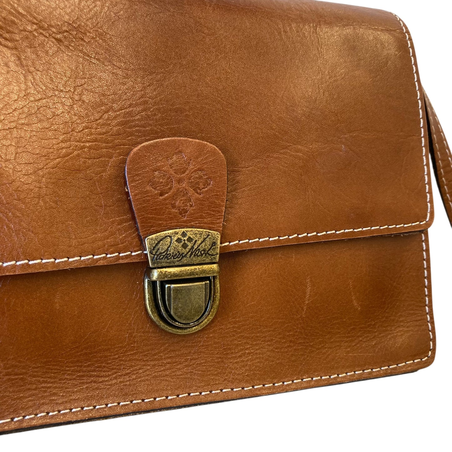Crossbody Designer By Patricia Nash In Brown, Size:Medium