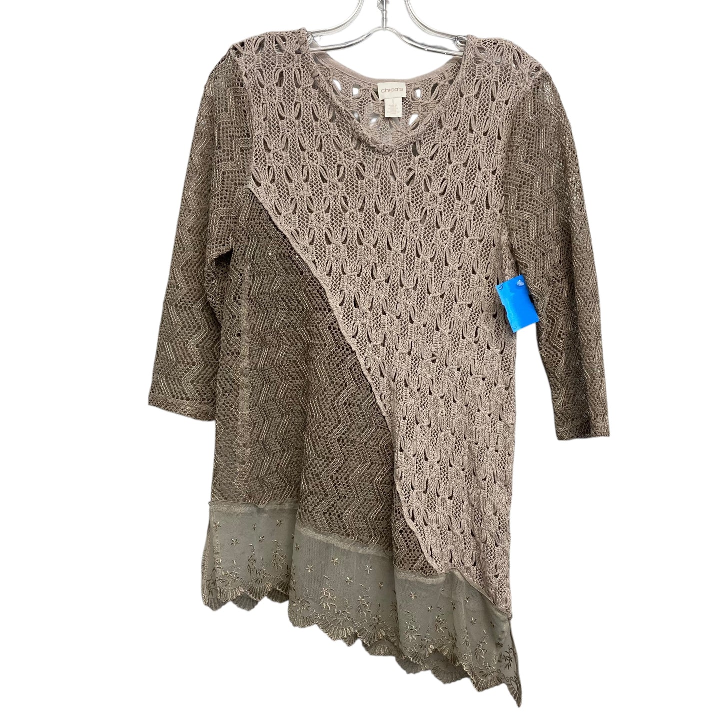 Top Ls By Chicos In Taupe, Size:M