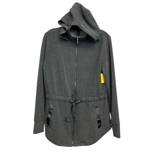 Athletic Jacket By White House Black Market In Grey, Size:M