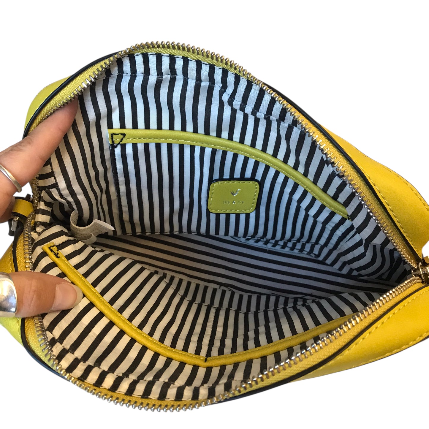 Crossbody By Lily & Ivy In Yellow, Size:Medium
