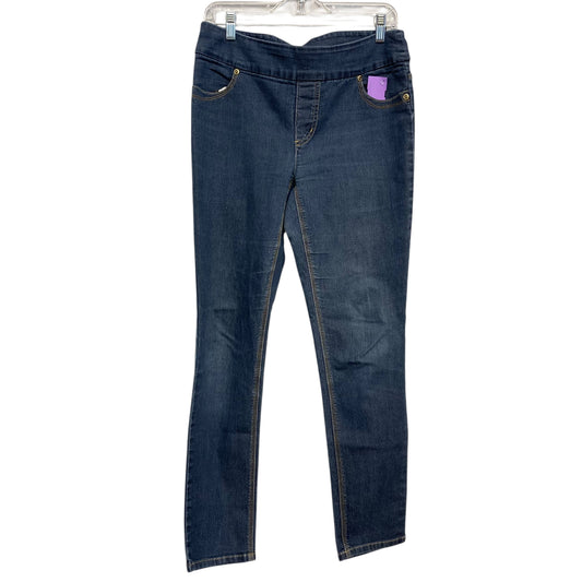 Jeans Jeggings By Chicos In Blue Denim, Size:8