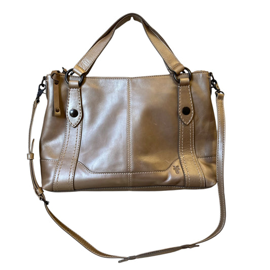 Handbag Designer By Frye In Beige, Size:Medium