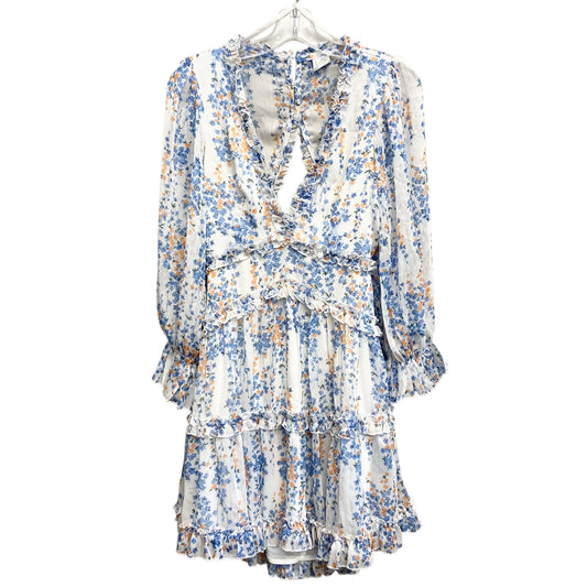 Dress Party Short By Selfie Leslie In Blue & White, Size:M